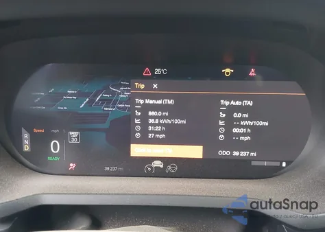 2021 Polestar 2 Launch Edition z USA, uszkodzony, nr VIN LPSED3KAXML027222